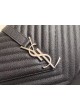  YSL MONOGRAMME BAG 31CM BLACK WITH SILVER CHAIN